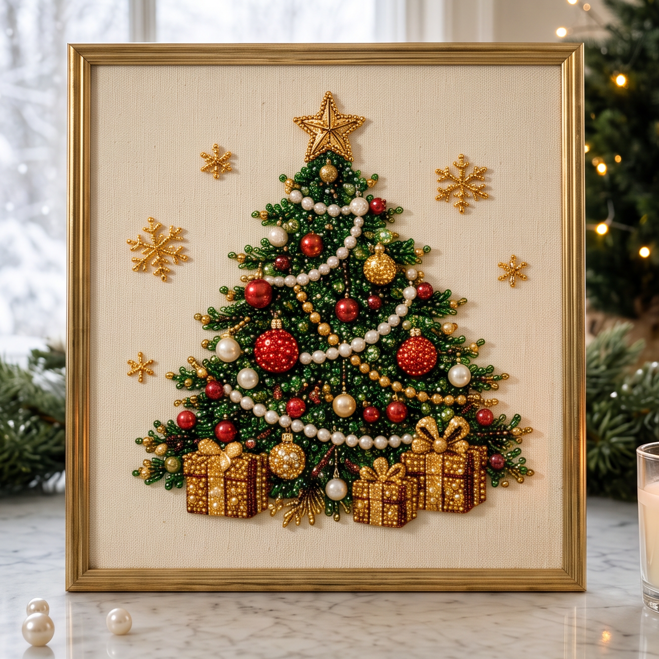 Holly Pearl™ Christmas Art