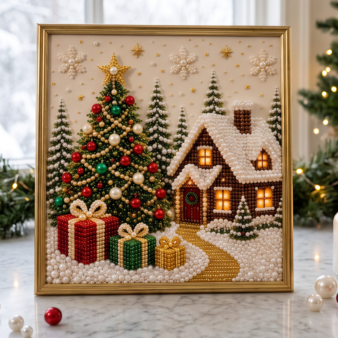 Holly Pearl™ Christmas Art