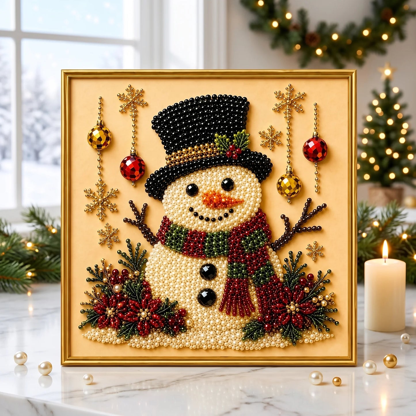 Holly Pearl™ Christmas Art